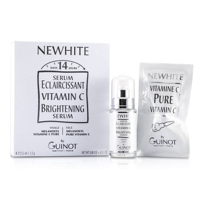 Guinot Newwhite Vitamin C Brightening Serum (Aufhellendes Serum 23,5 ml/0,8 Unzen + reines Vitamin C 1,5 g/0,05 Unzen) 2 Stück