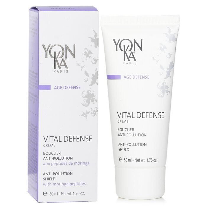 Yonka Age Defense Vital Defense Creme mit Moringa-Peptiden – Anti-Pollution Shield 50 ml