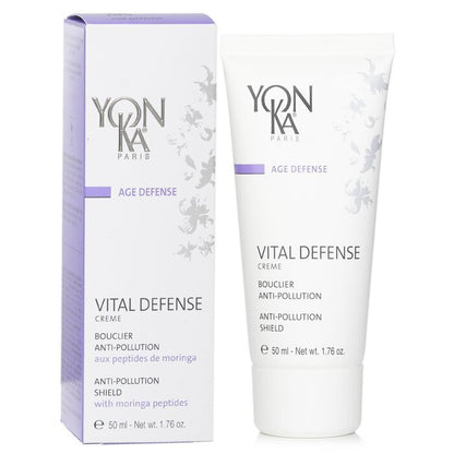 Yonka Age Defense Vital Defense Creme mit Moringa-Peptiden – Anti-Pollution Shield 50 ml