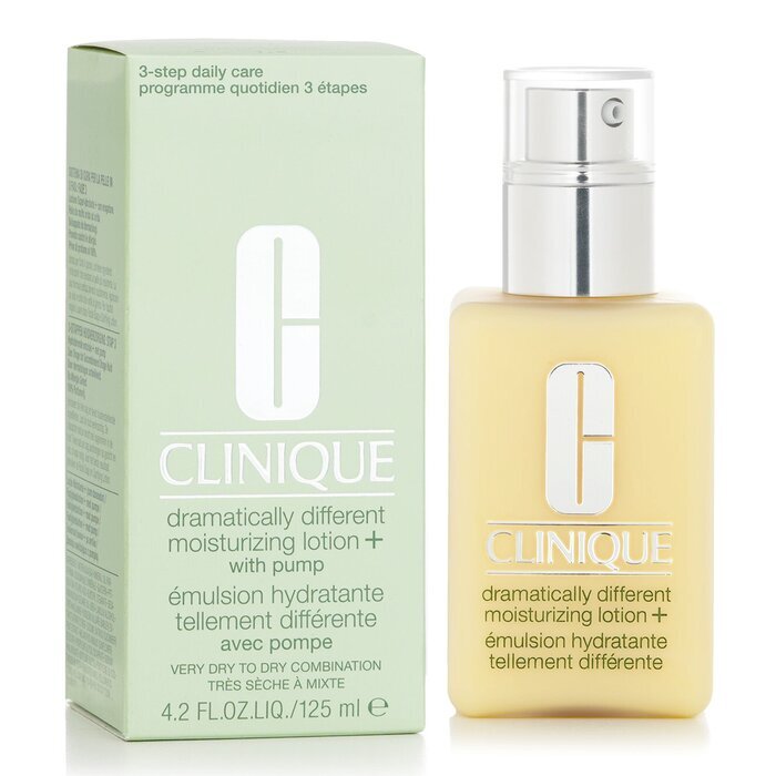 Clinique Dramatically Different Moisturizing Lotion+ - For Very Dry to Dry Combination Skin (With Pump) 125ml/4.2oz