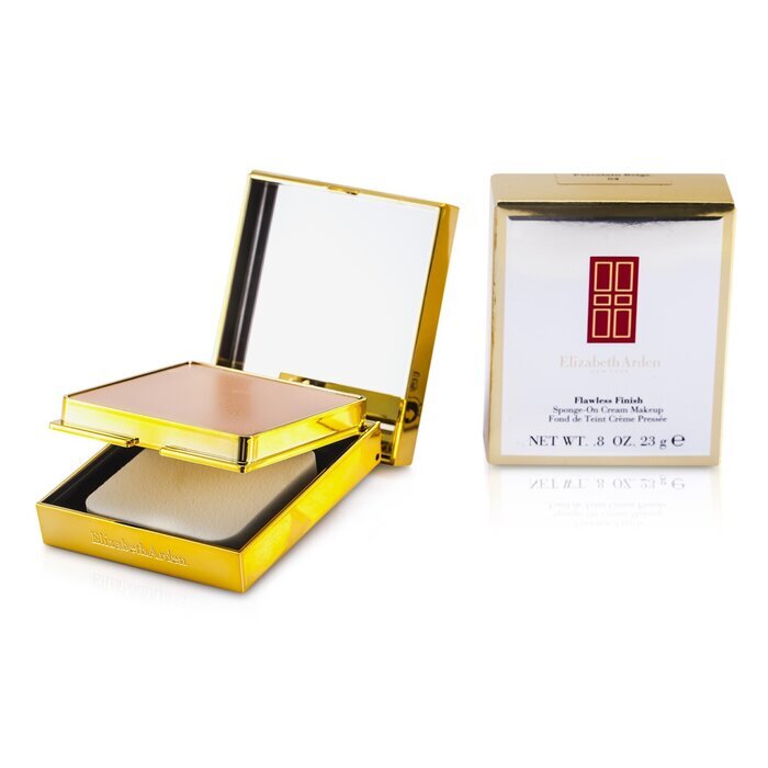 Elizabeth Arden Flawless Finish Schwamm zum Auftragen von Creme-Make-up (Golden Case) – 04 Porcelain Beige 23 g/0,8 oz