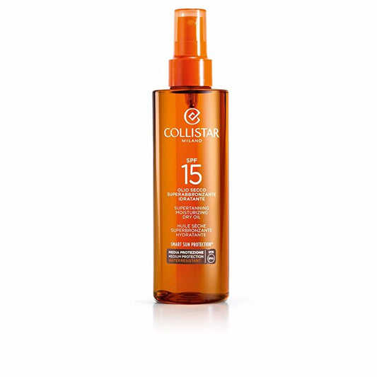 Collistar Supertanning Dry Oil Spf15 Feuchtigkeitsspendendes Trockenöl 200 ml