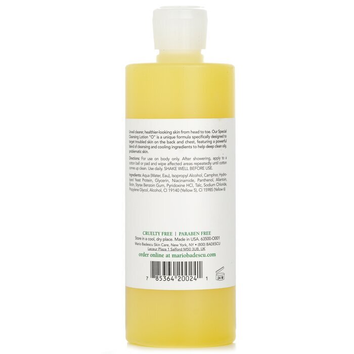 Mario Badescu Spezial-Reinigungslotion O (nur für Brust und Rücken) – für alle Hauttypen, 472 ml/16 oz