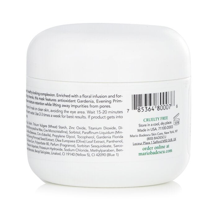 Mario Badescu Flower & Tonic Mask - For Combination/ Oily/ Sensitive Skin Types 59ml/2oz