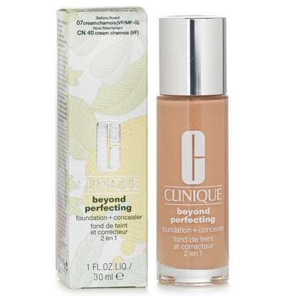 Clinique Beyond Perfecting Foundation & Concealer - # 07 Cream Chamois (VF-G) 30ml/1oz