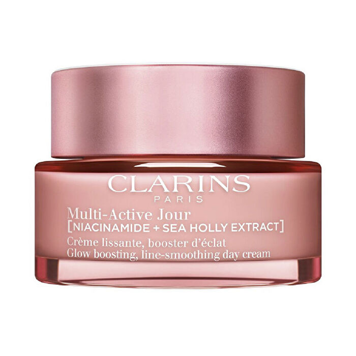 Clarins Multi-Active Jour ( Niacinamide + Sea Holly Extract) Glow Boosting Line-Smoothing Day Cream All Skin Types 50ml/1.7oz