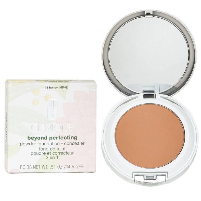 Clinique Beyond Perfecting Powder Foundation + Concealer - # 11 Honey (MF-G) 14.5g/0.51oz