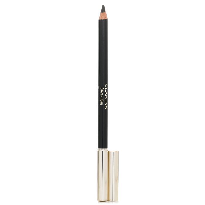 Clarins Long Lasting Eye Pencil with Brush - # 01 Carbon Black (With Sharpener) 1.05g/0.037oz