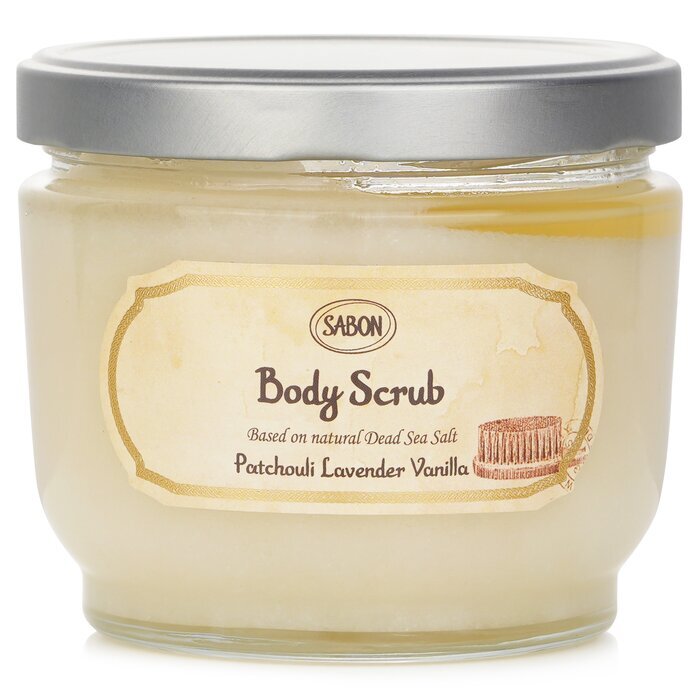 Sabon Körperpeeling - Patchouli Lavendel Vanille 600g/21,2oz