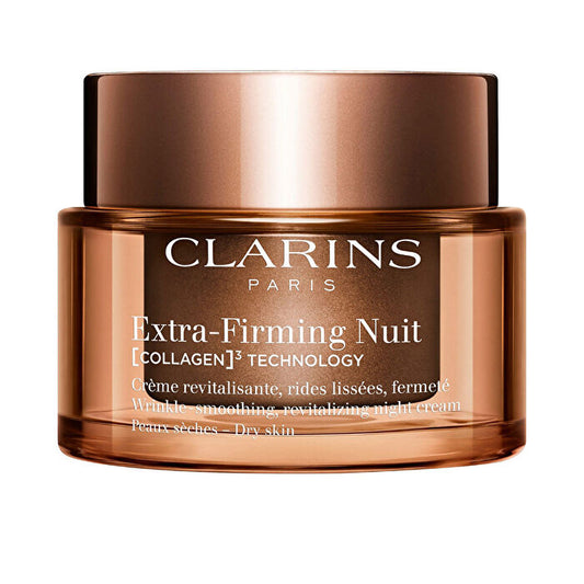 Clarins Extra Firming Creme Nuit Faltenglättende, revitalisierende Nachtcreme (trockene Haut) 50 ml