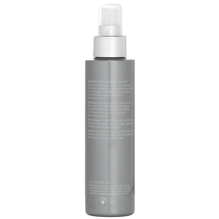 CosMedix Benefit Balance Antioxidant Infused Toning Mist 150ml/5oz