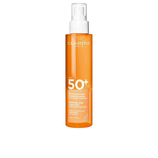Clarins Glowing Sun Care Mist Spf50+ Leicht, nicht fettend, 150 ml