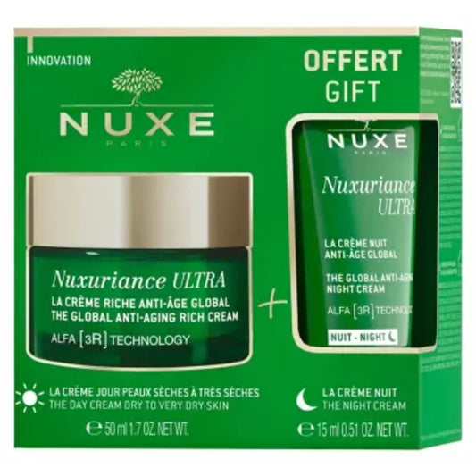 Nuxe Nuxuriance Ultra Set Anti-Aging Reichhaltige Creme 50ml/Anti-Aging Nachtcreme 15ml 65ml