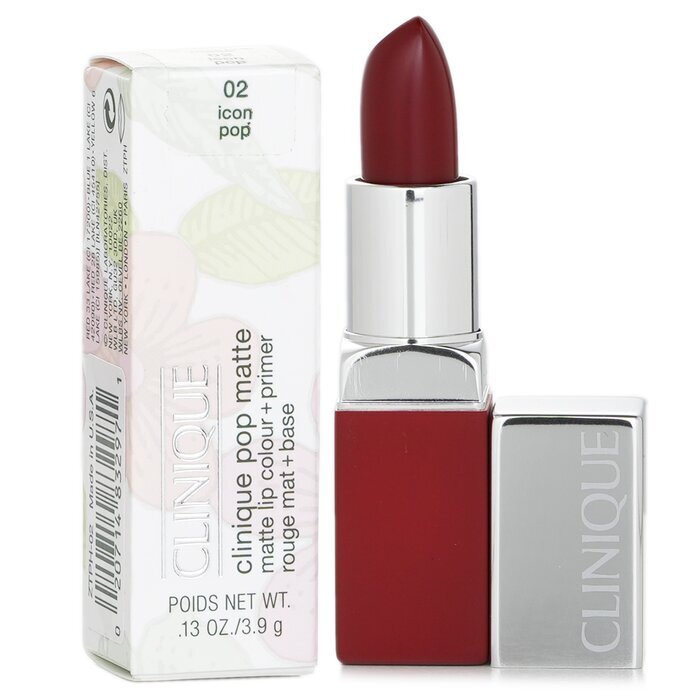 Clinique Pop Matte Lip Colour + Primer - # 02 Icon Pop 3.9g/0.13oz