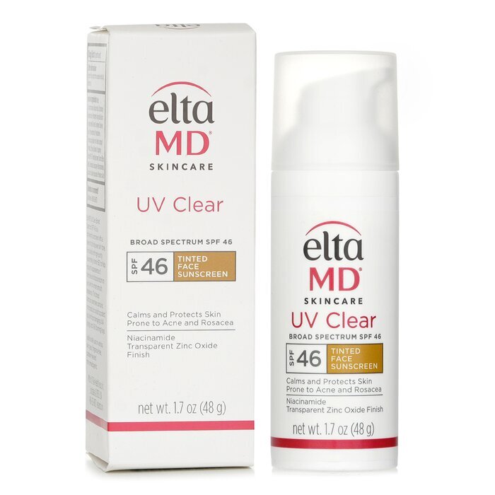 EltaMD UV Clear Facial - For Skin Types Prone To Acne, Rosacea & Hyperpigmentation - Tinted(Random Packaging) 48g