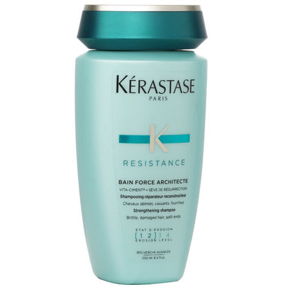 Kerastase Resistance Bain Force Architecte Stärkendes Shampoo (für brüchiges, strapaziertes Haar, Spliss) 250ml/8,5oz