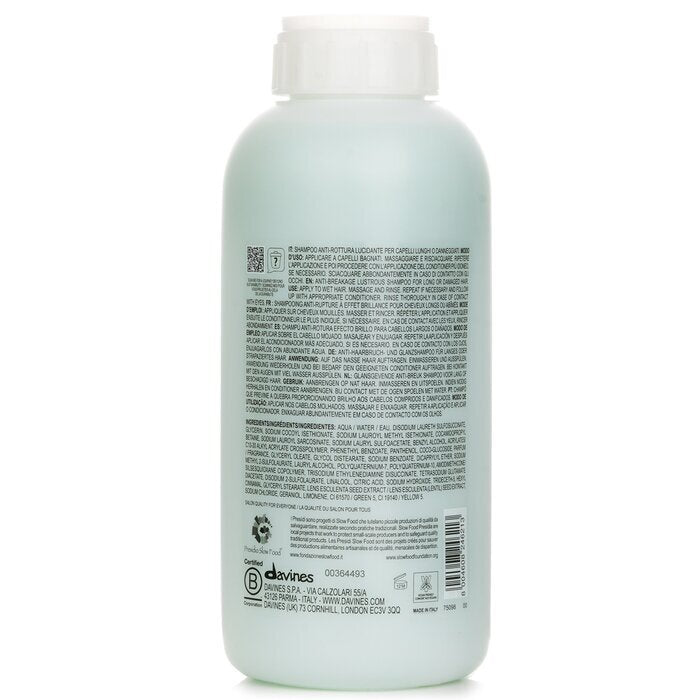 Davines Melu Shampoo Mellow Anti-Breakage Lustrous Shampoo (Für langes oder geschädigtes Haar) 1000 ml