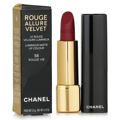 Chanel Rouge Allure Velvet - # 58 Rouge Vie 3.5g/0.12oz