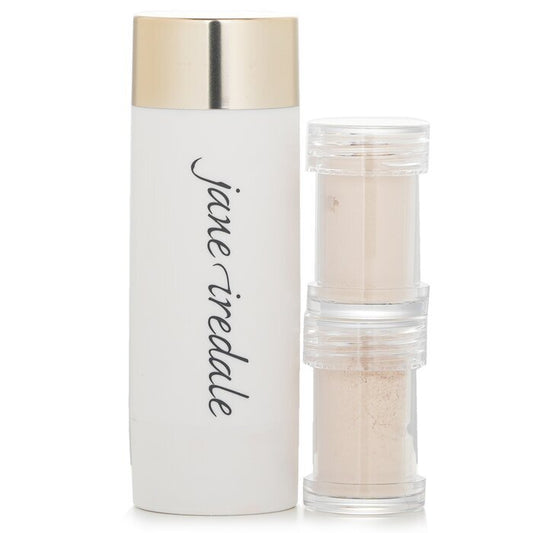 Jane Iredale Powder Me Nachfüllbarer Pinsel (1x Pinsel, 2x Nachfüllpackungen) - Durchscheinend 2x2,5g