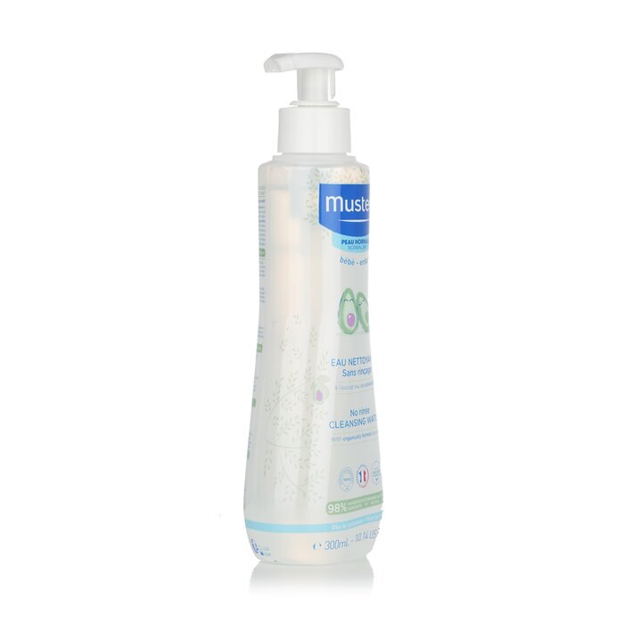 Mustela No Rinse Cleansing Water (Face & Diaper Area) - For Normal Skin 300ml/10.14oz