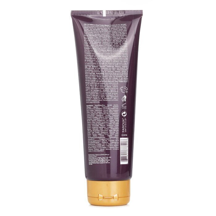 CHI Deep Brilliance Olive &amp; Monoi Deep Protein Masque Stärkende Behandlung 237 ml