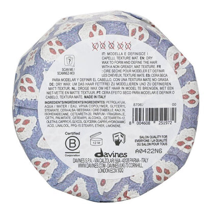 Davines More Inside This Is A Strong Dry Wax (For Defined Mat Textures) 75ml/2.69oz