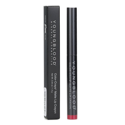 Youngblood Color Crays Matte Lip Crayon - # Rodeo Red 1.4g/0.05oz