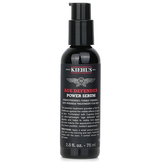 Kiehl's Age Defender Power Serum, stärkende, sichtbar straffende Anti-Falten-Behandlung für Männer, 75 ml