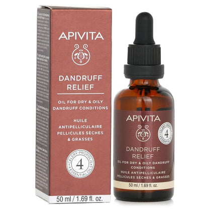 Apivita Dandruff Relief Oil with Celery, Propolis & 4 Essential Oils (For Dry & Oily Dandruff Conditions) 50ml/1.69oz