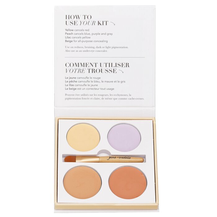 Jane Iredale Kit de Couleurs Correctrices (4x Anti-cernes + 1x Applicateur) 9.9g/0.35oz