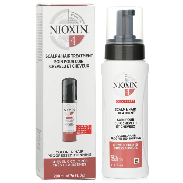 Nioxin Diameter System 4 Scalp & Hair Treatment (Colored Hair, Progressed Thinning, Color Safe) 200ml/6.76oz