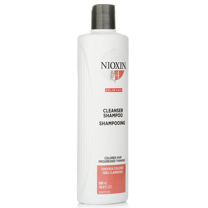 Nioxin Derma Purifying System 4 Cleanser Shampoo (Colored Hair, Progressed Thinning, Color Safe) 500ml/16.9oz