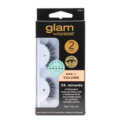 Manicare Glam Lash Volume Mink Effect Miranda 2 Paar 3 Stück Innen