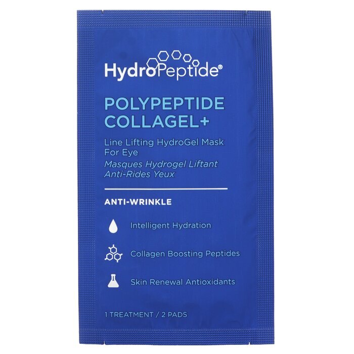 HydroPeptide Masque Hydrogel Polypeptide Collagel+ Lifting de la Ligne pour les Yeux 8 Traitements