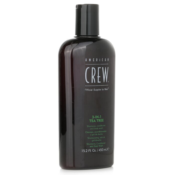 American Crew Men 3-IN-1 Teebaum-Shampoo, Spülung und Duschgel 450ml/15,2oz