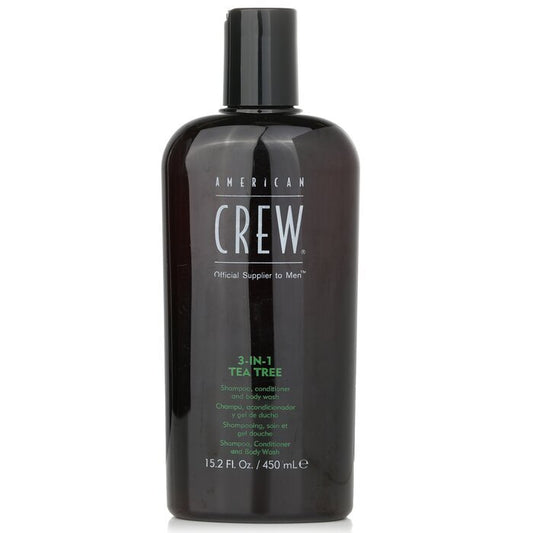 American Crew Men 3-IN-1 Teebaum-Shampoo, Spülung und Duschgel 450ml/15,2oz