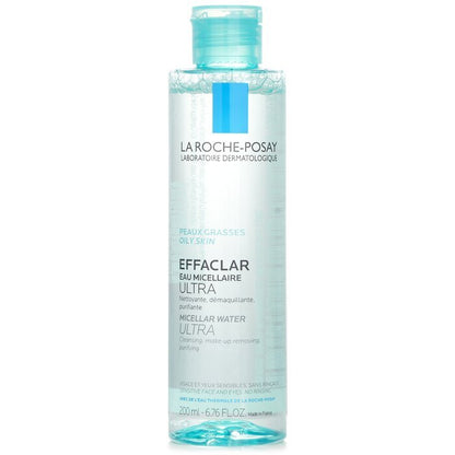 La Roche Posay Effaclar Mizellenwasser Ultra – Für empfindliche Gesichter und Augen, 200 ml
