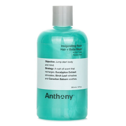 Anthony Invigorating Rush Hair & Body Wash (All Skin Types) 355ml/12oz