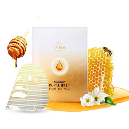 DeMon Gold Royal Jelly Facial Sheet Mask 5x25ml/0.8oz