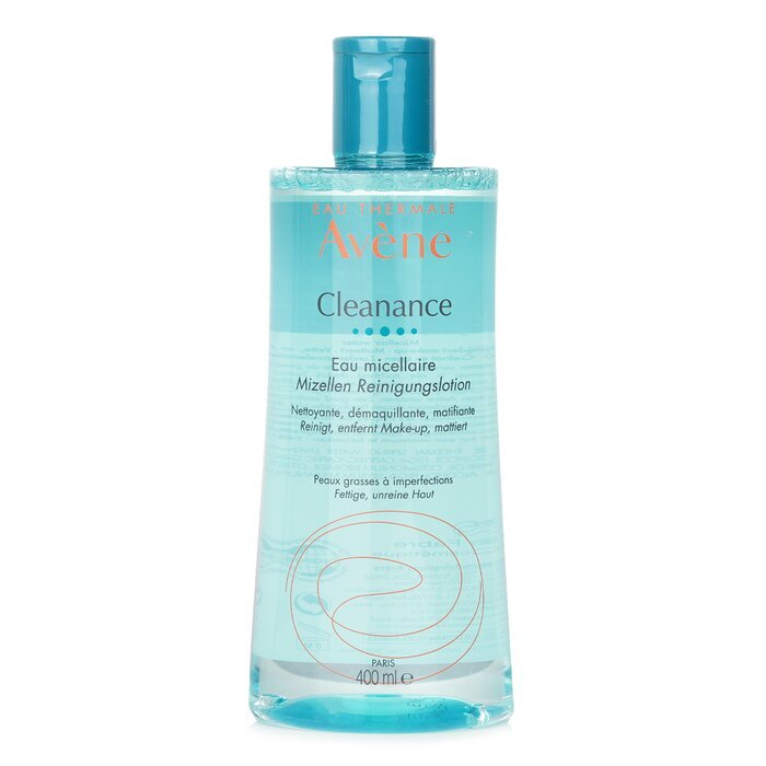 Avene Cleanance Micellar Water (Für Gesicht &amp; Augen) - Für fettige, zu Unreinheiten neigende Haut 400ml/13.52oz