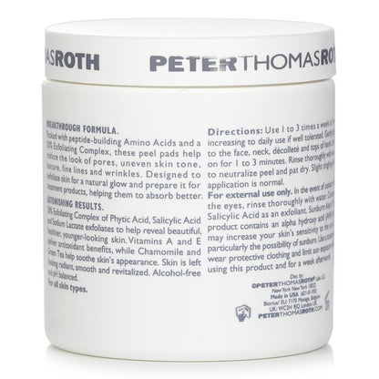 Peter Thomas Roth Peptide 21 Amino Acid Exfoliating Peel Pads 60pads