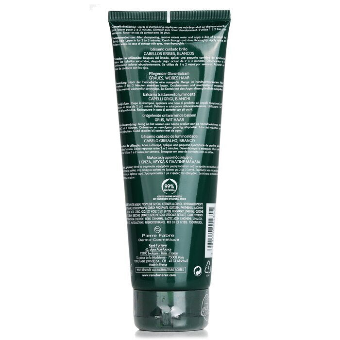 Rene Furterer Okara Silver Silver Radiance Ritual Toning Conditioner - Graues, weißes Haar (Salonprodukt) 250ml/8,4oz