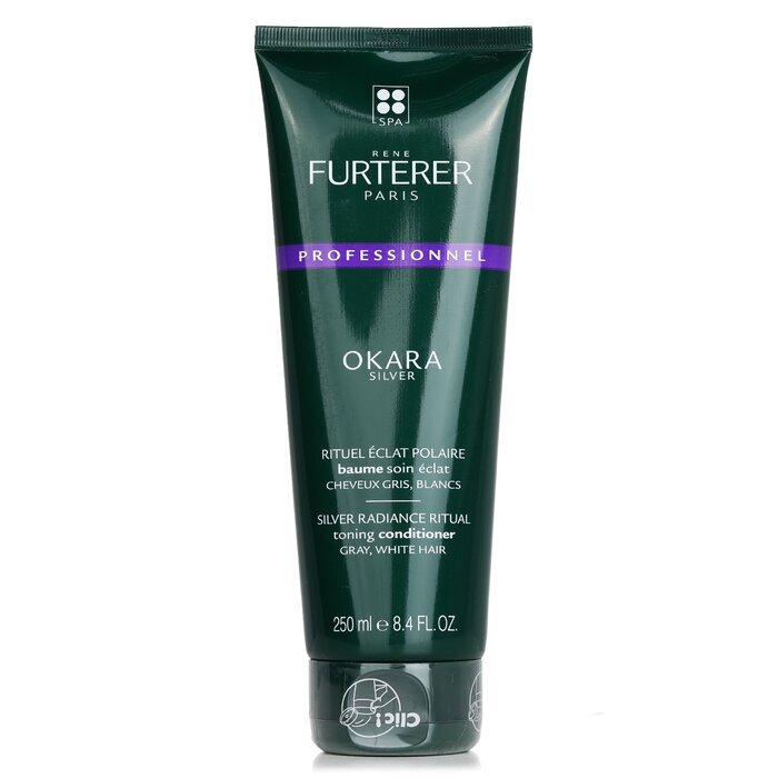 Rene Furterer Okara Silver Silver Radiance Ritual Toning Conditioner - Graues, weißes Haar (Salonprodukt) 250ml/8,4oz