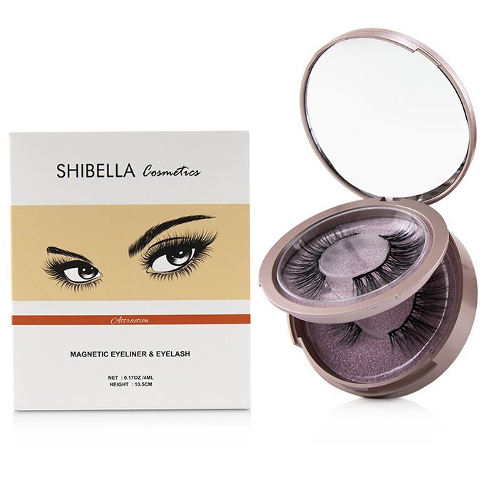 SHIBELLA Cosmetics Magnetic Eyeliner & Eyelash Kit - # Attraction 3pcs