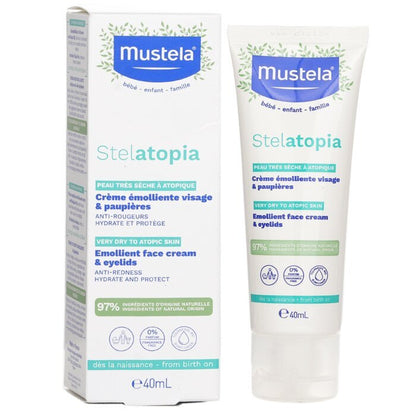 Mustela Stelatopia Erweichende Creme für das Gesicht (Anti-Rötungswirkung) 40 ml