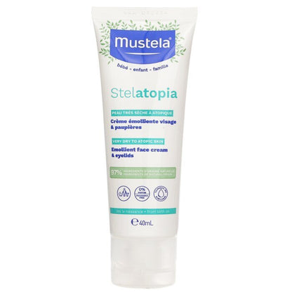 Mustela Stelatopia Erweichende Creme für das Gesicht (Anti-Rötungswirkung) 40 ml