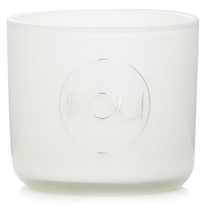 iKOU Essentials Aromatherapy Natural Wax Candle Glass - Joy (Australian White Flannel Flower) 85g