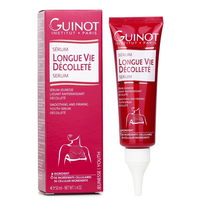 Guinot Longue Vie Sérum Décolleté - Sérum Jeunesse Lissant & Raffermissant pour le Décolleté 50ml/1.4oz