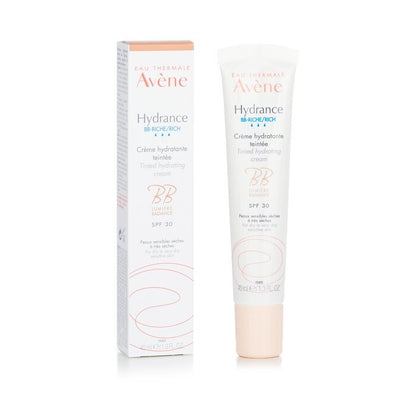 Avene Hydrance BB-RICH getönte Feuchtigkeitscreme LSF 30 – für trockene bis sehr trockene, empfindliche Haut, 40 ml