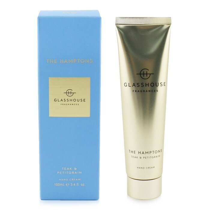 Glasshouse Handcreme - The Hamptons (Teak &amp; Petitgrain) 100ml/3,4oz